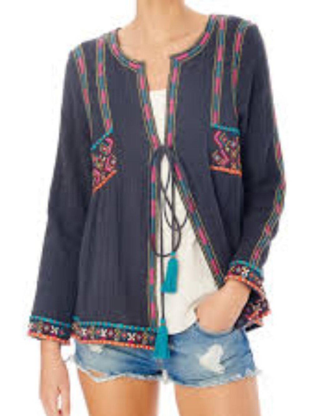 STAR MELA Anouk embroidered jacket NWT sz M